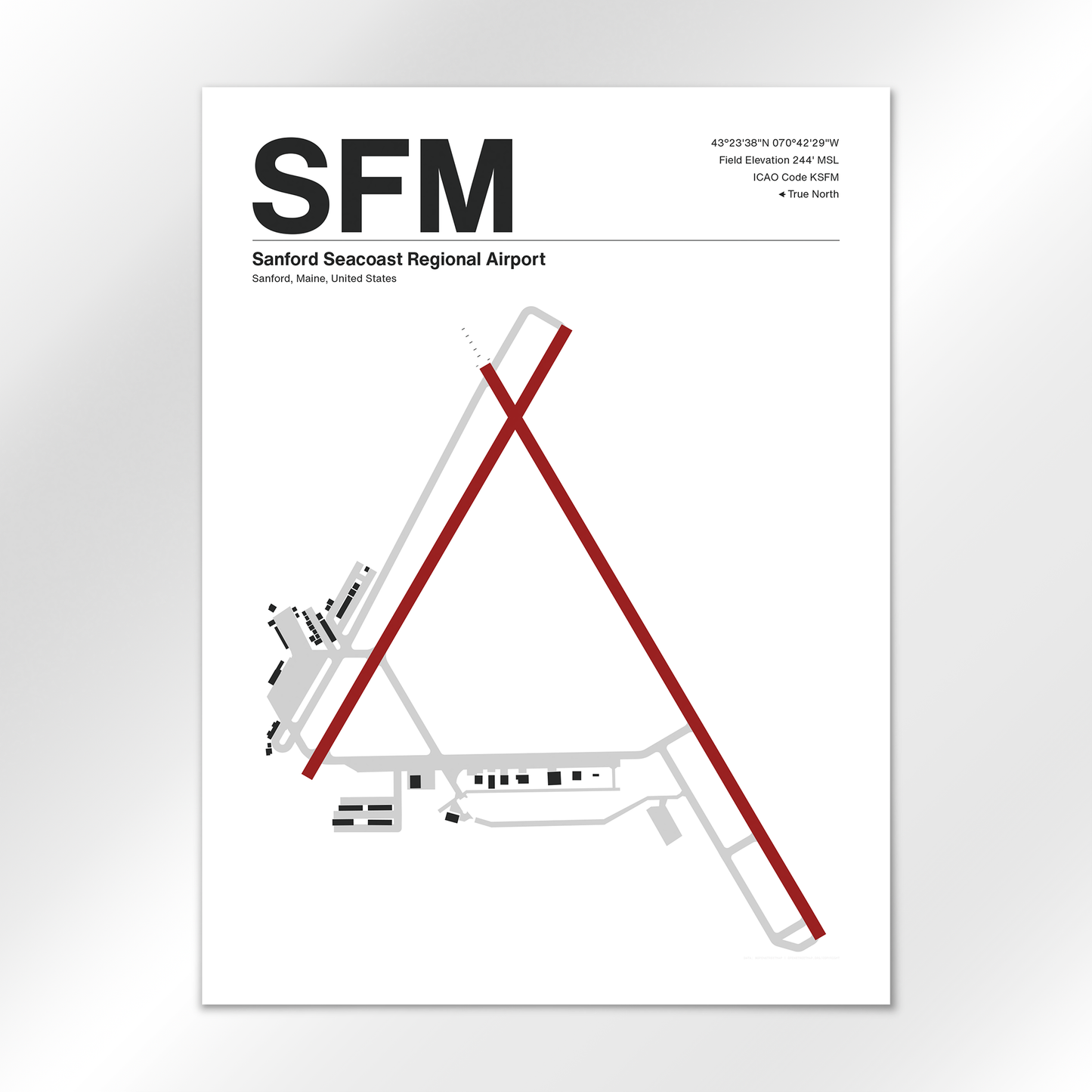 SFM Airport Diagram