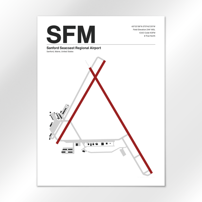 SFM Airport Diagram