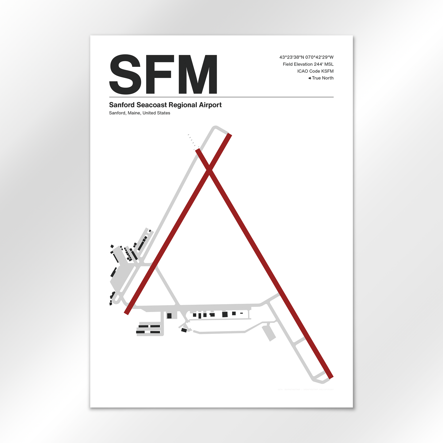 SFM Airport Diagram