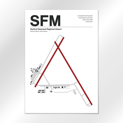 SFM Airport Diagram