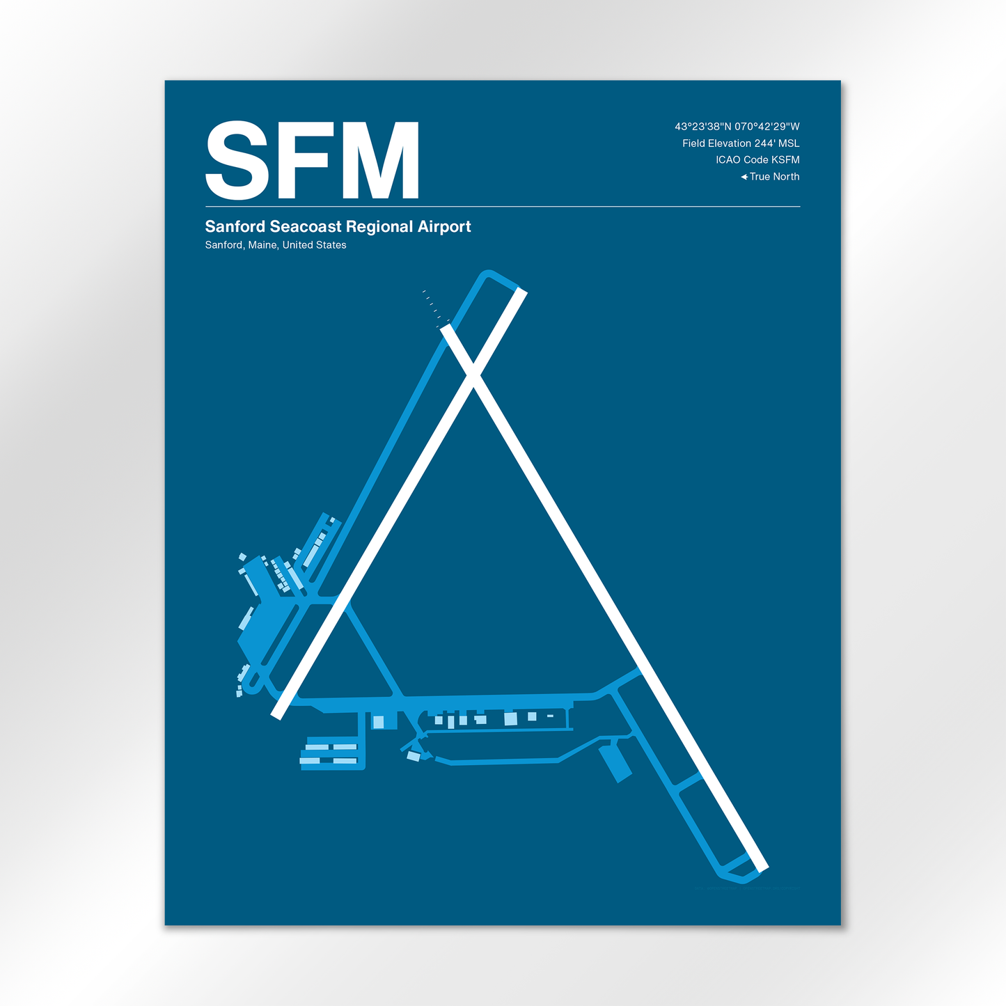 SFM Airport Diagram