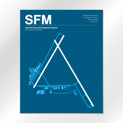SFM Airport Diagram