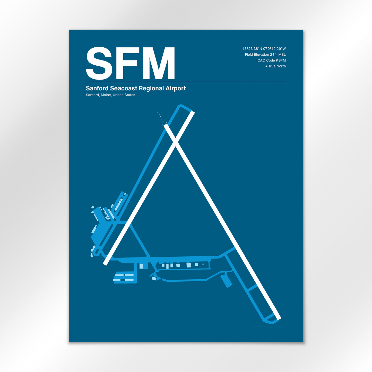 SFM Airport Diagram