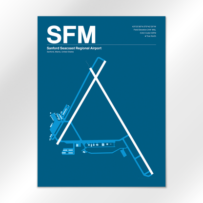 SFM Airport Diagram