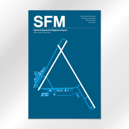 SFM Airport Diagram