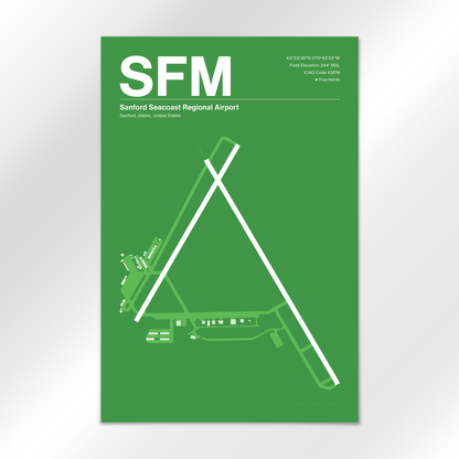 SFM Airport Diagram