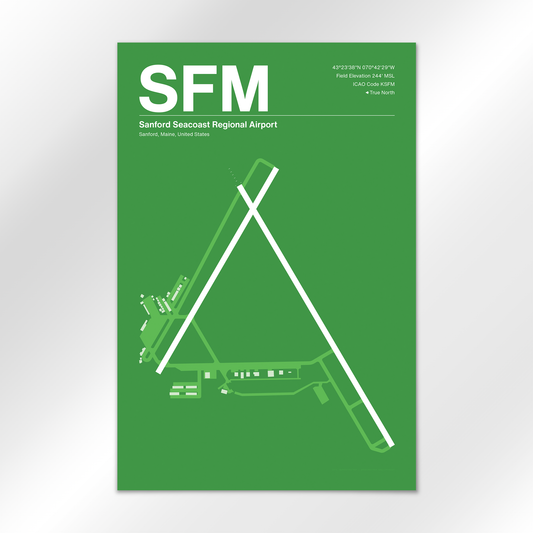 SFM Airport Diagram