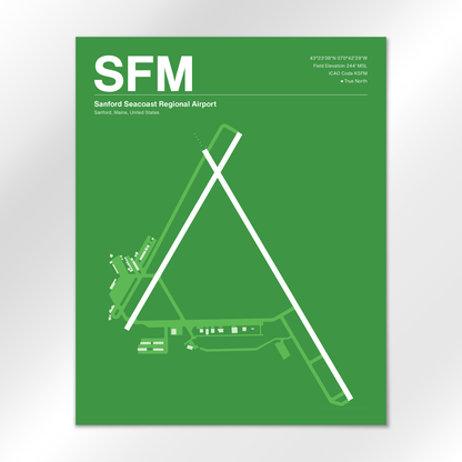 SFM Airport Diagram