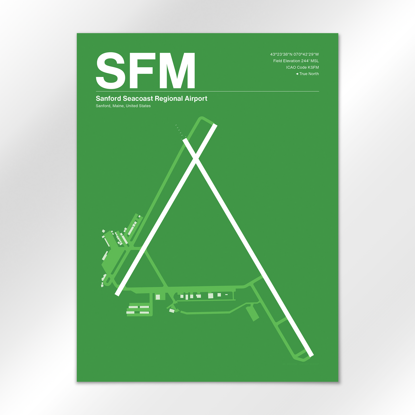 SFM Airport Diagram