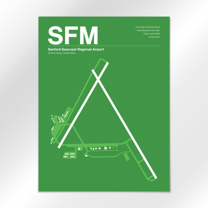 SFM Airport Diagram
