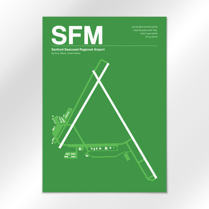 SFM Airport Diagram