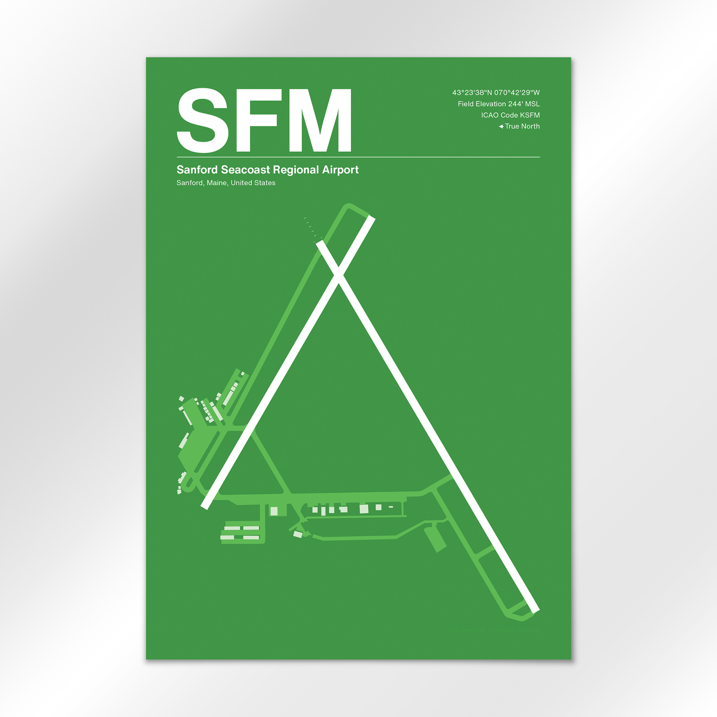 SFM Airport Diagram
