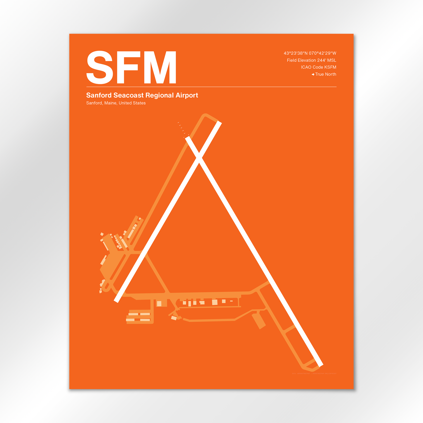 SFM Airport Diagram