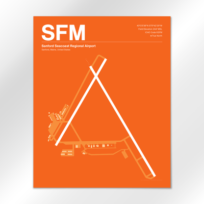SFM Airport Diagram