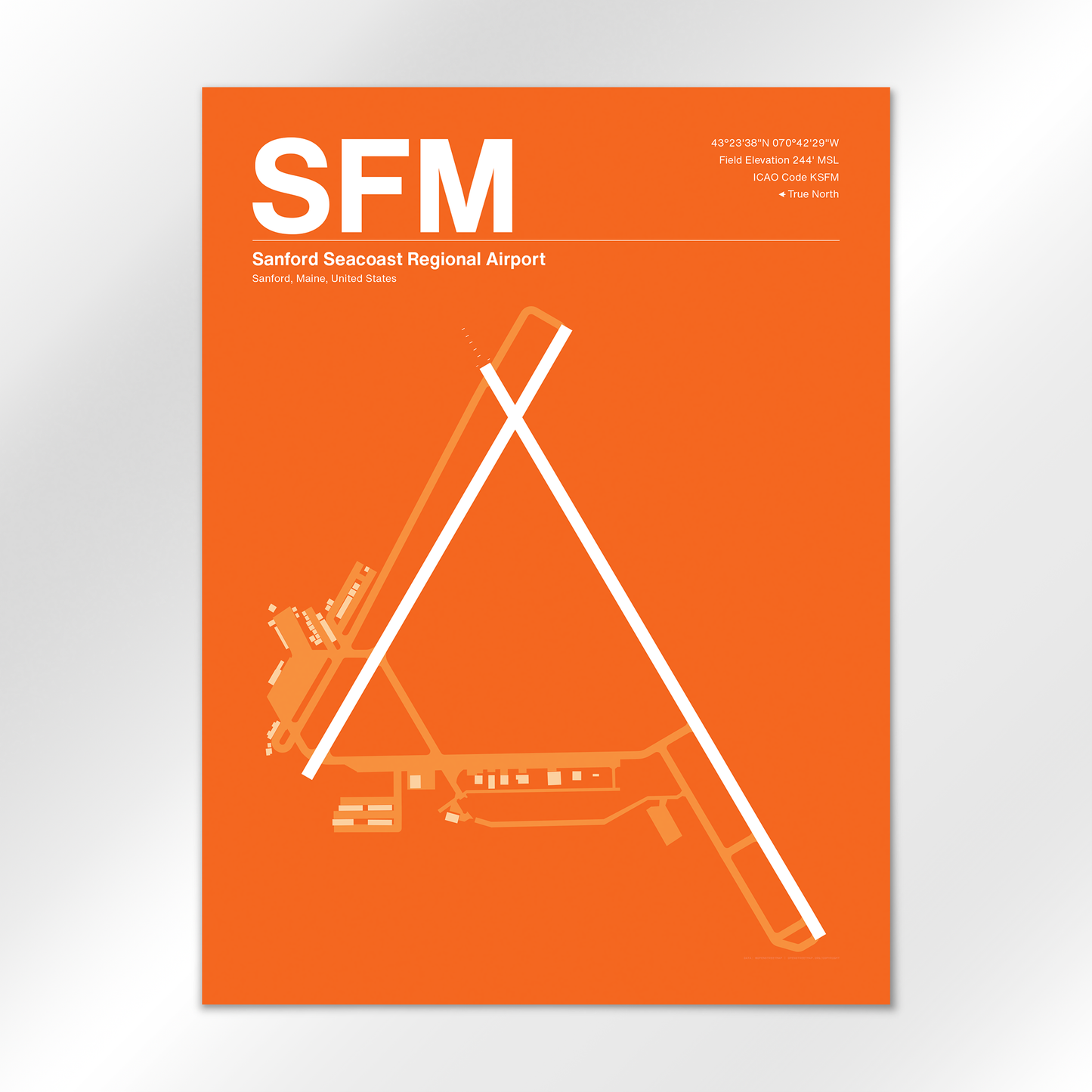 SFM Airport Diagram