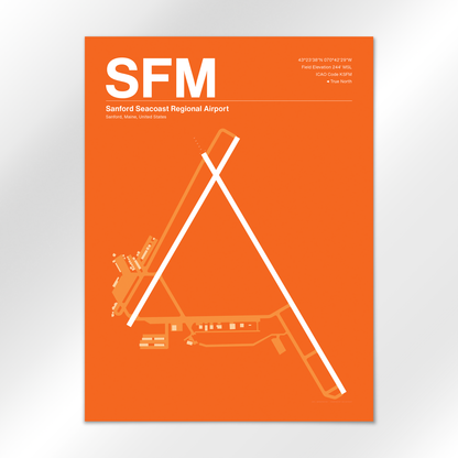 SFM Airport Diagram
