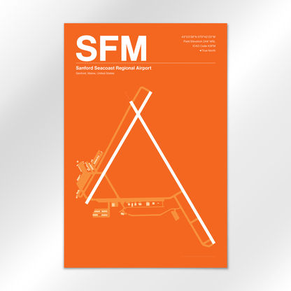 SFM Airport Diagram