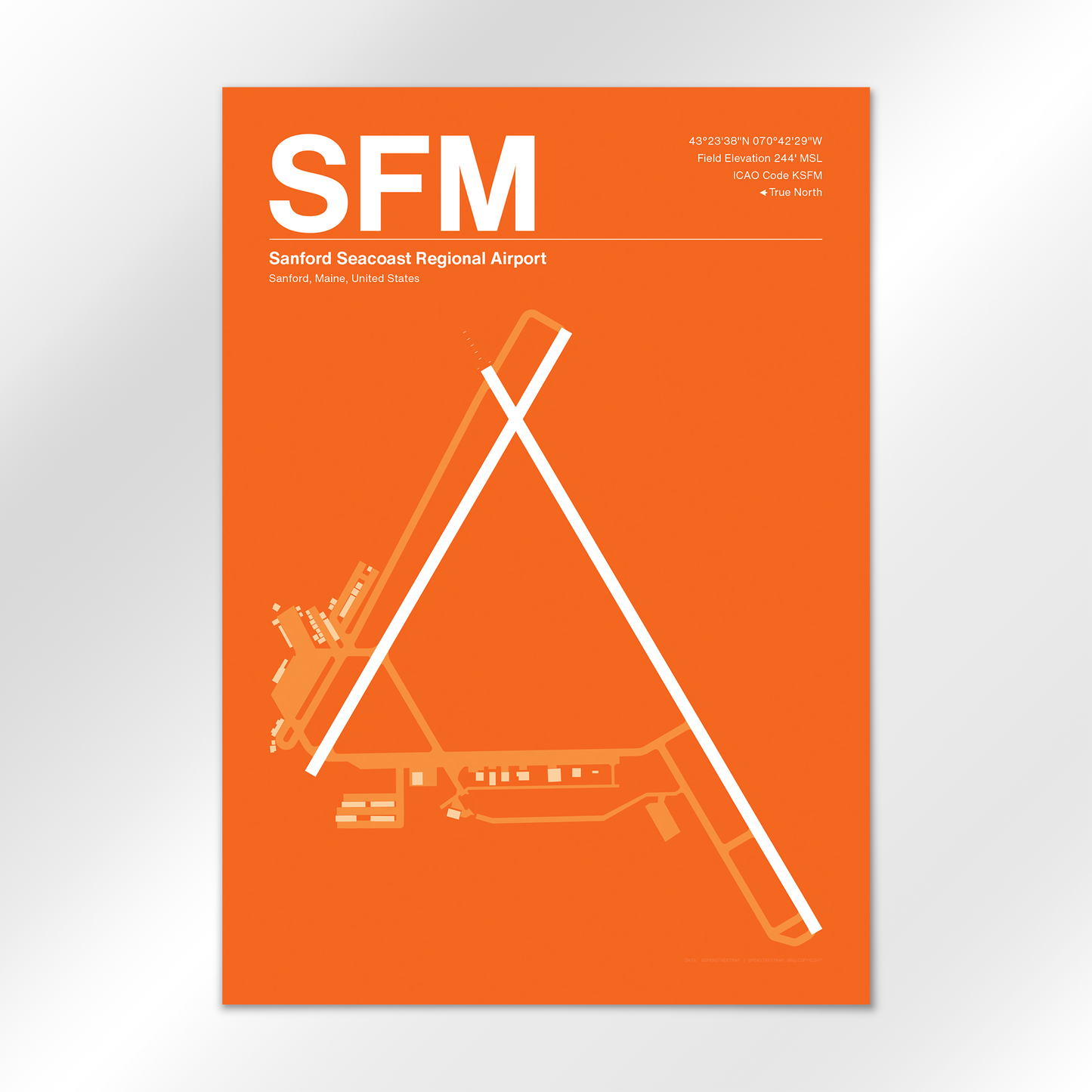SFM Airport Diagram