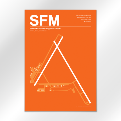 SFM Airport Diagram