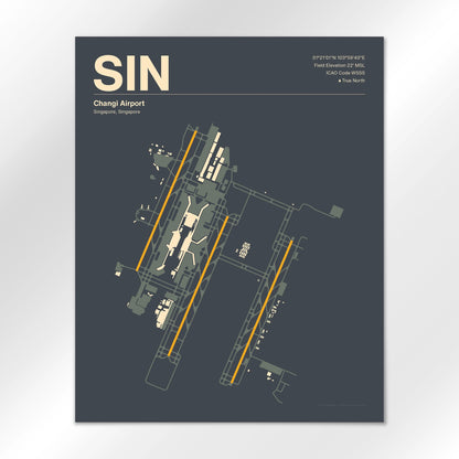 SIN Airport Diagram