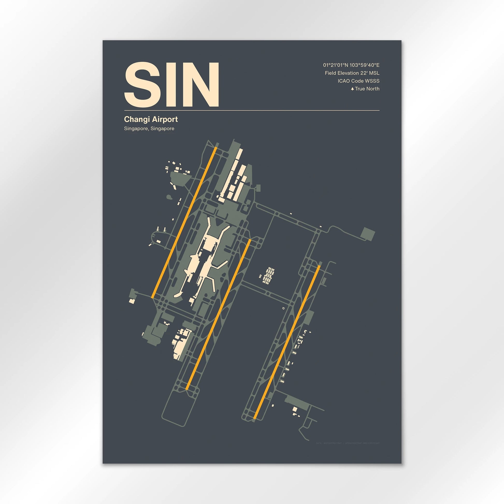 SIN Airport Diagram