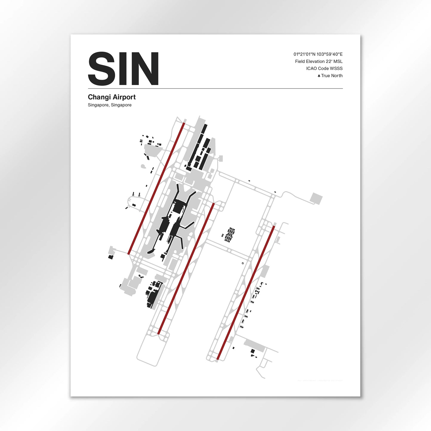 SIN Airport Diagram