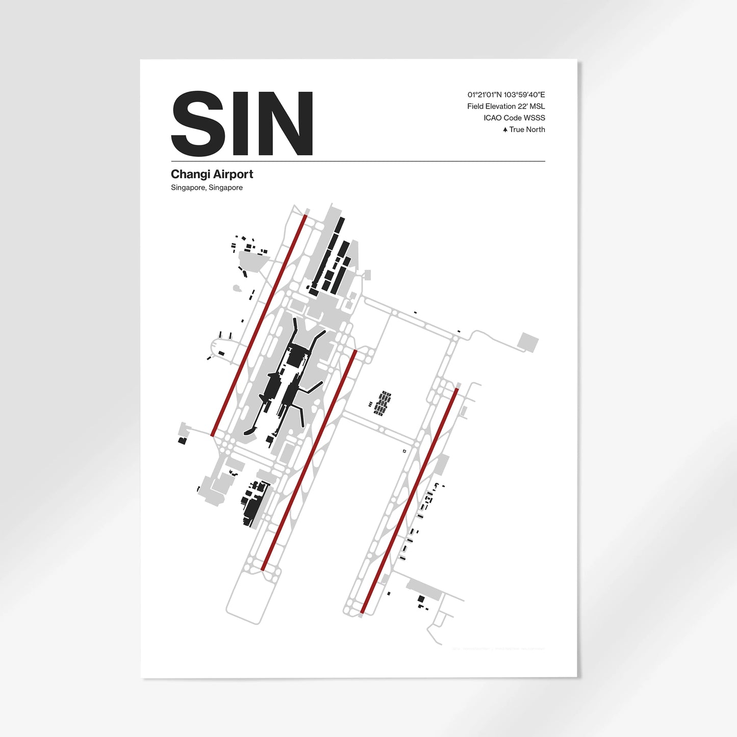 SIN Airport Diagram