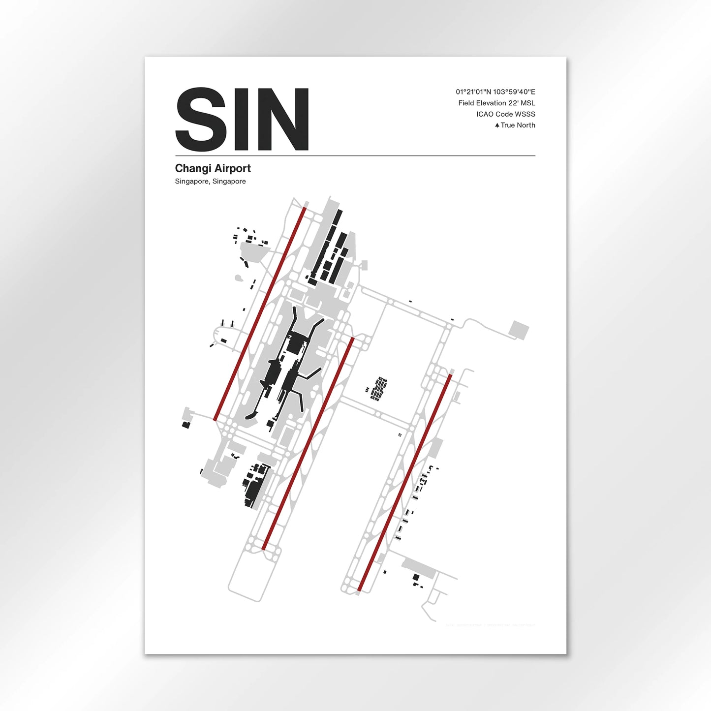 SIN Airport Diagram