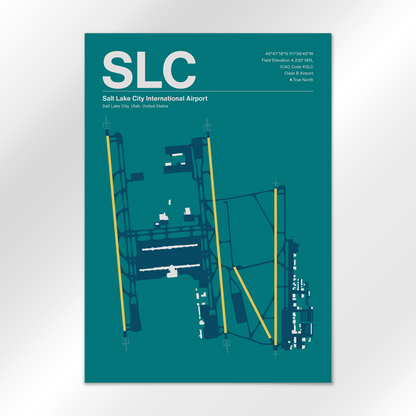 SLC | Salt Lake City - Mid - Century Moss - A1 - No Frame