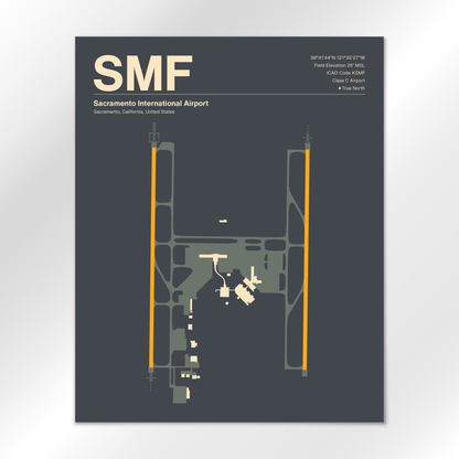 SMF Airport Diagram