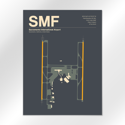 SMF Airport Diagram