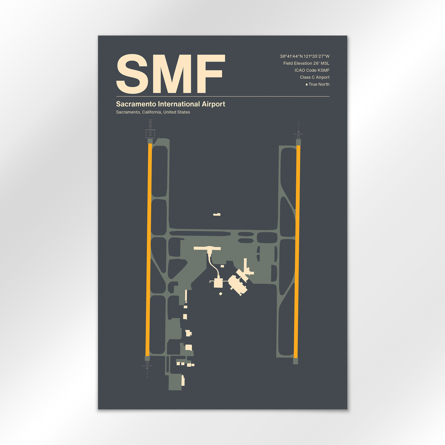 SMF Airport Diagram