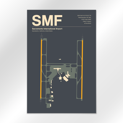 SMF Airport Diagram