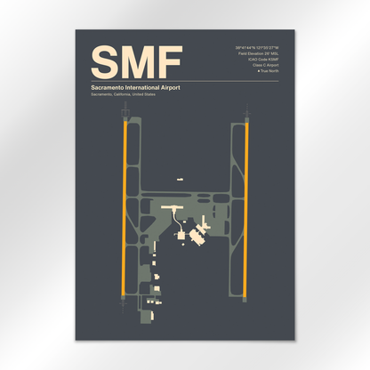 SMF Airport Diagram