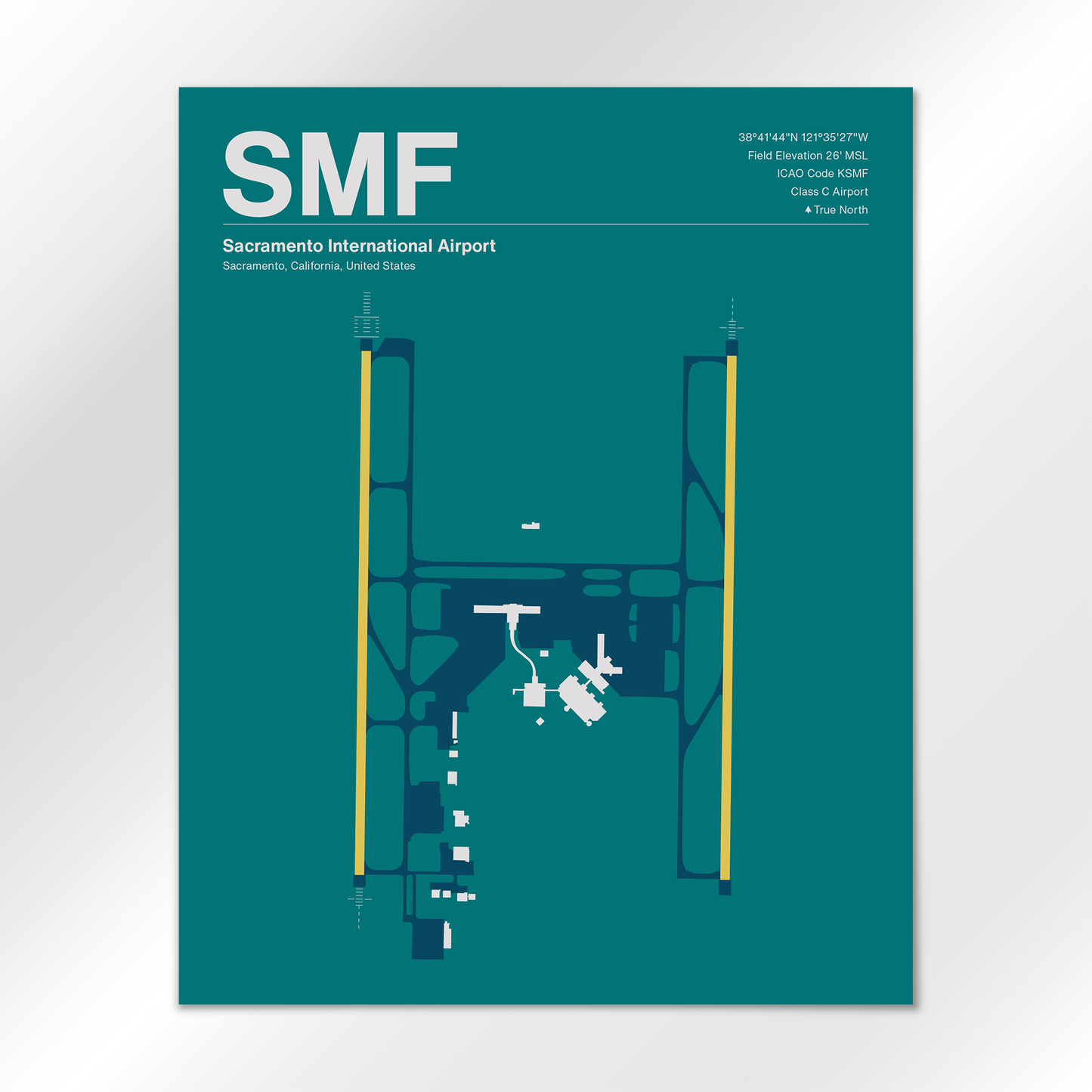 SMF Airport Diagram