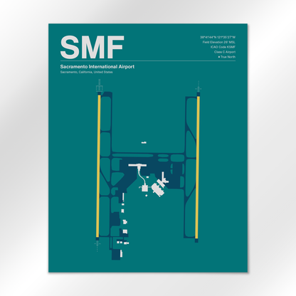 SMF Airport Diagram
