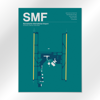 SMF Airport Diagram