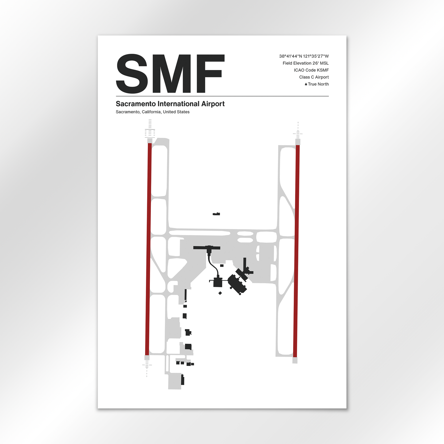SMF Airport Diagram
