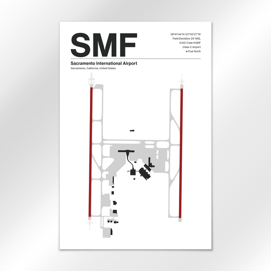 SMF Airport Diagram