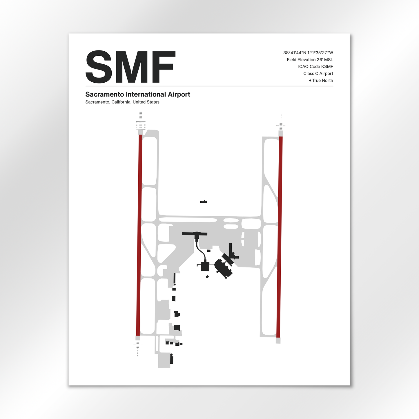SMF Airport Diagram