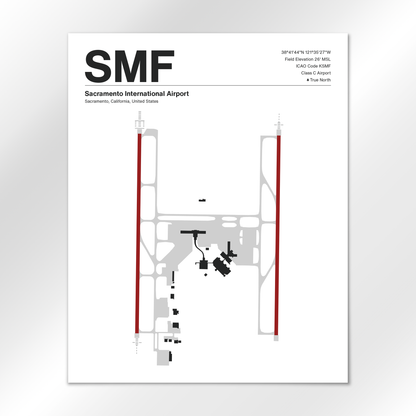 SMF Airport Diagram