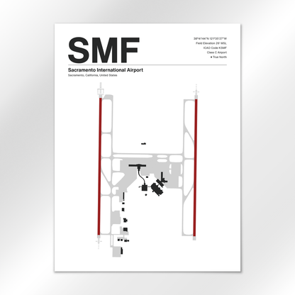 SMF Airport Diagram