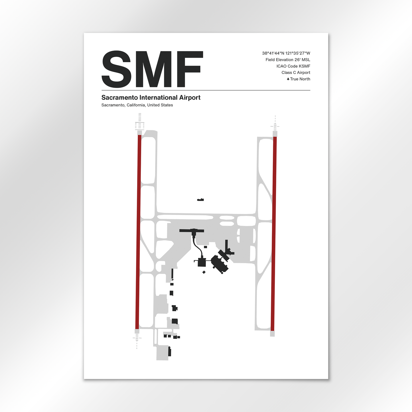 SMF Airport Diagram