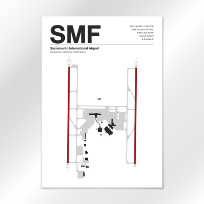 SMF Airport Diagram