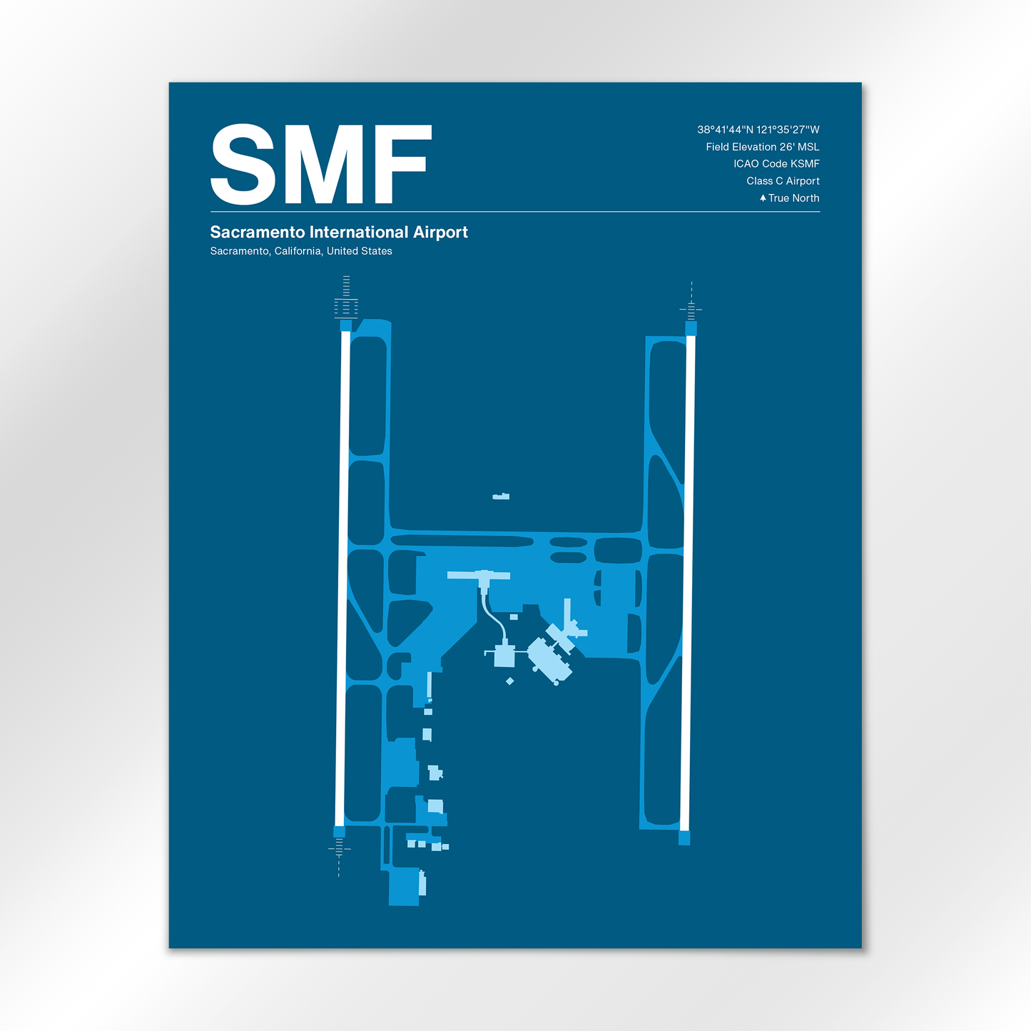 SMF Airport Diagram
