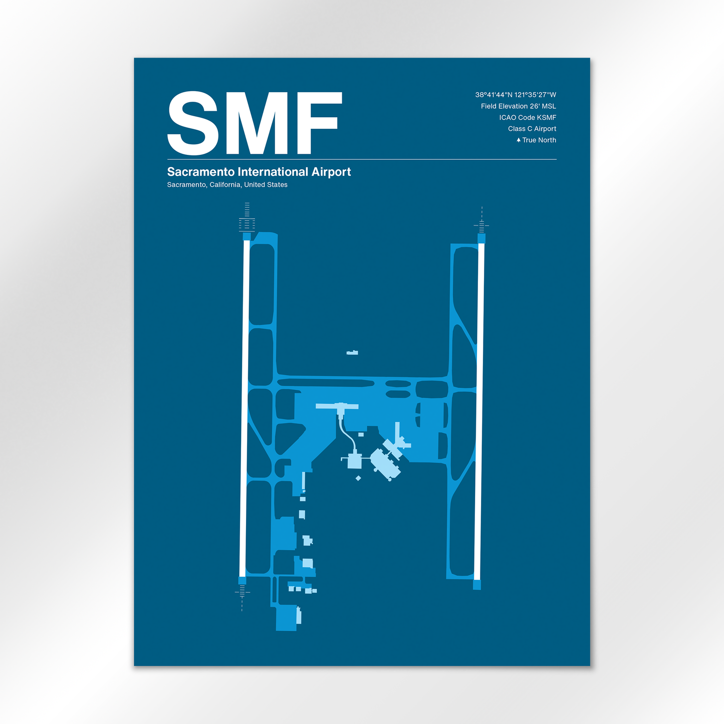SMF Airport Diagram