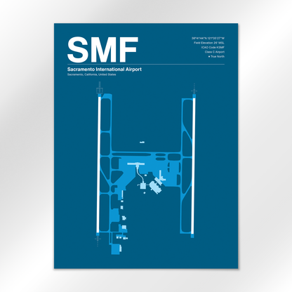 SMF Airport Diagram