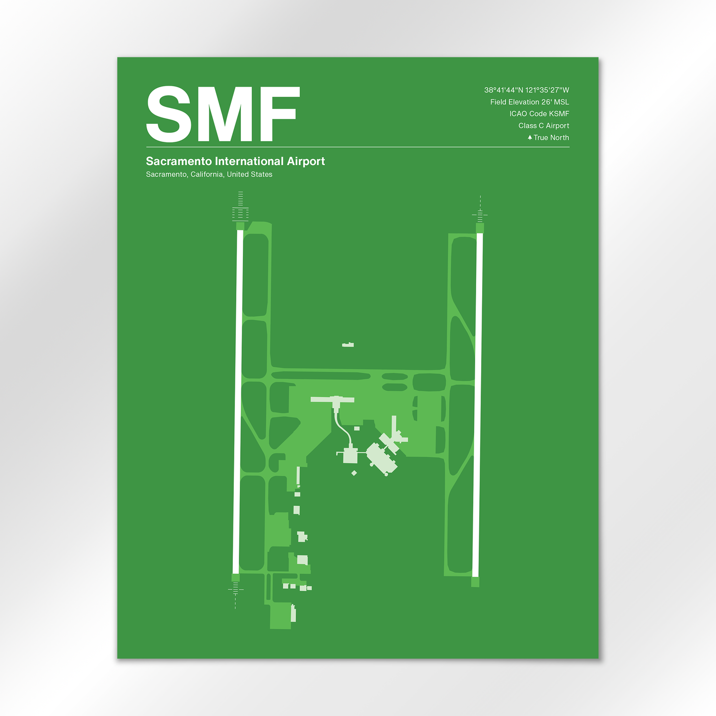 SMF Airport Diagram