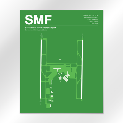 SMF Airport Diagram