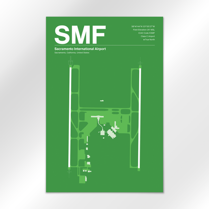 SMF Airport Diagram